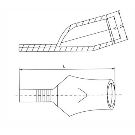 Copper Tube Blade Terminals C45