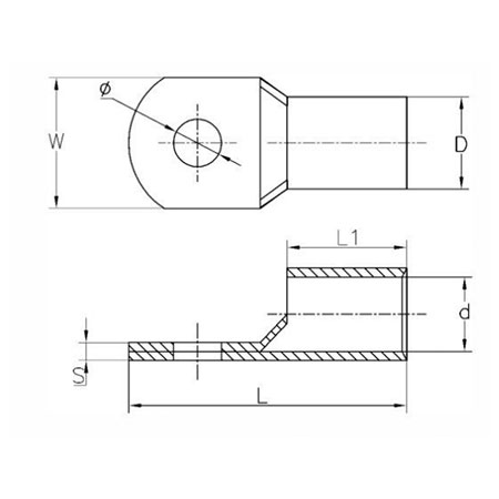 Bell Mouth Copper Terminal SC